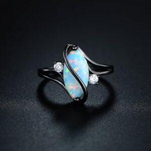 Rose gold and platinum plated ruby, white flint and cubic zirconia embellished ring