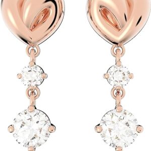 Lifelong Heart necklace, earrings and bracelet crystal jewelry collection in rose gold and rhodium tone finishes